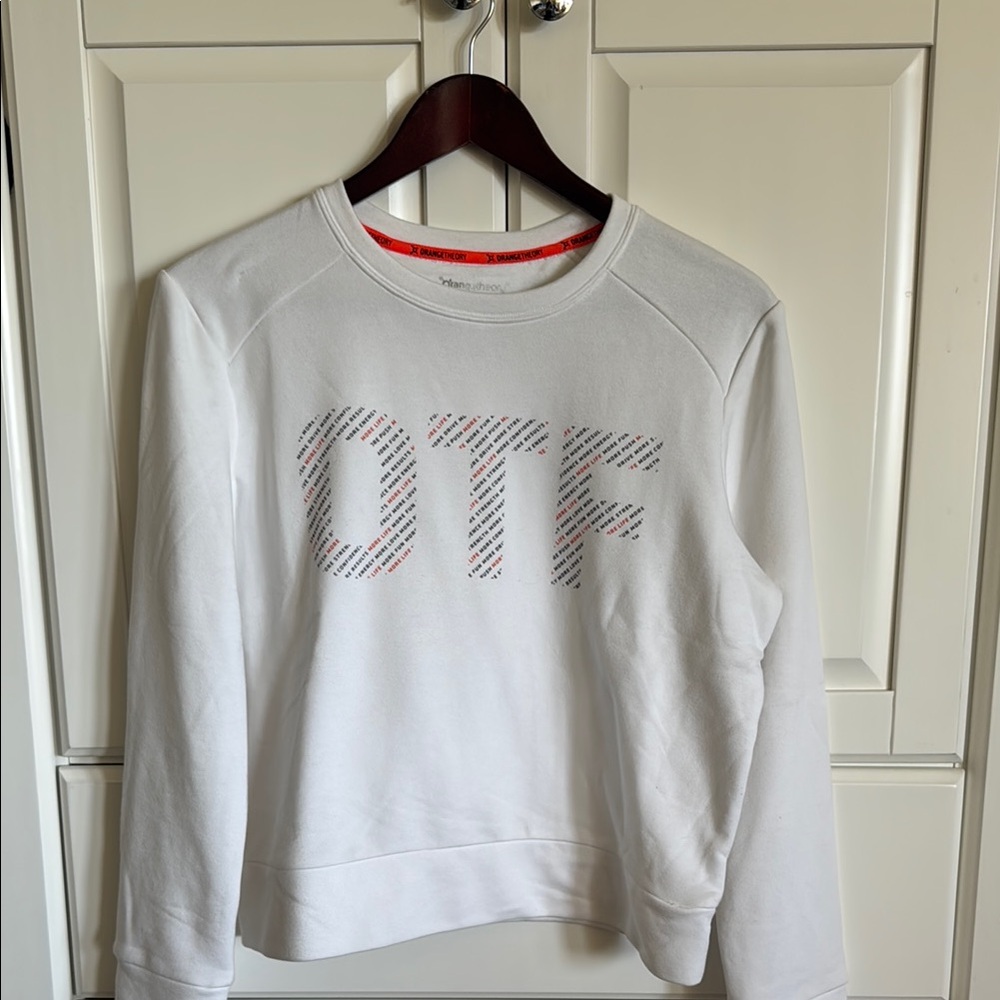 White OrangeTheory Fitness Sweatshirt